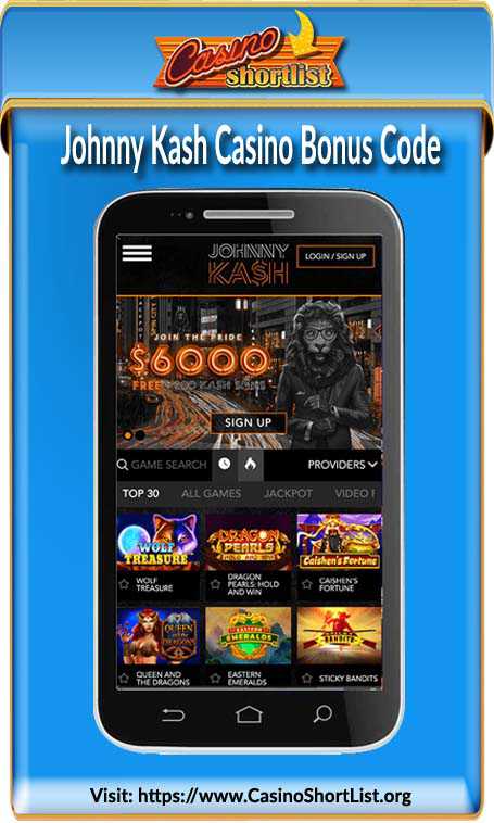 Johnny Kash Casino No Deposit Bonus Code